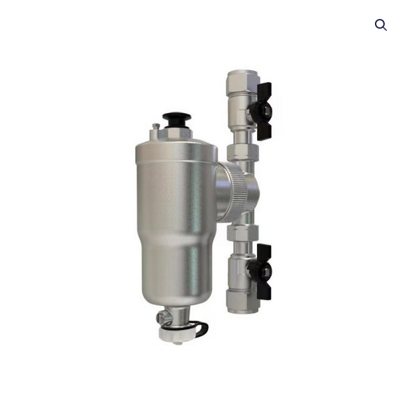 Magnetic Boiler Filter 22/28mm Inline for Central Heating (Nickel Plated)