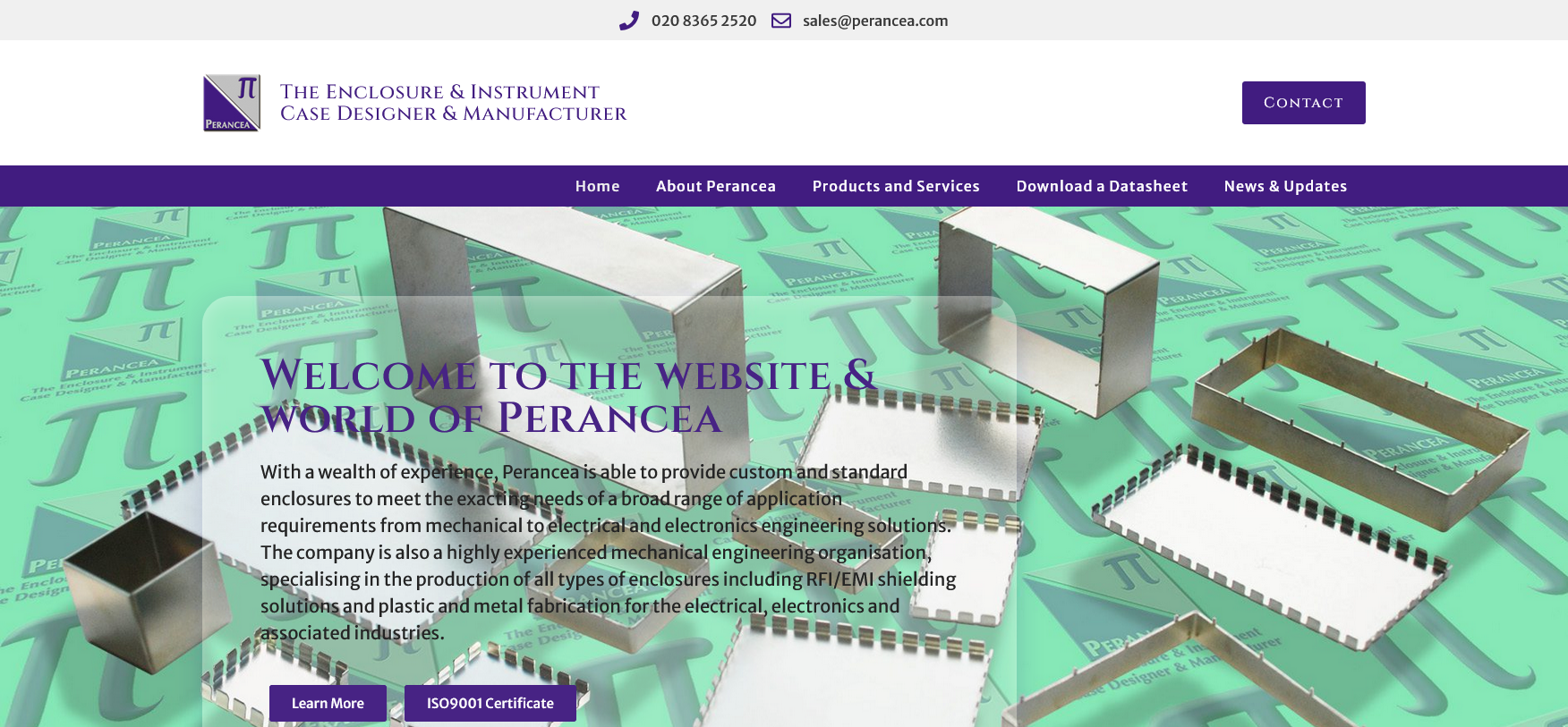 Perancea Ltd Website Screenshot 001
