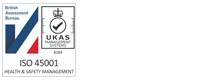 British Assessment Bureau - ISO 45001 - UKAS - HEALTH & SAFETY MANAGEMENT