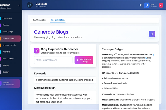 Generate Blogs
