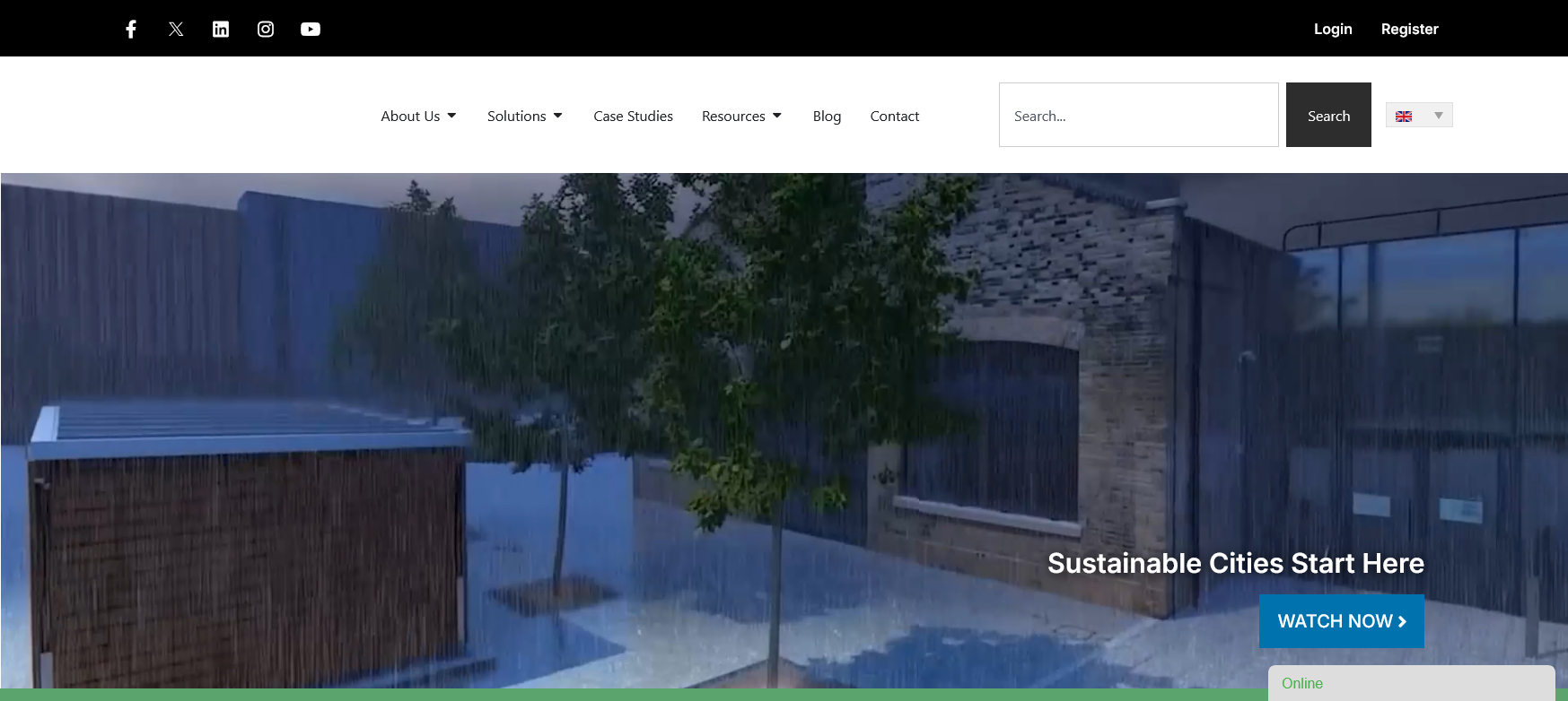 GreenBlue Urban Website Screenshot 001