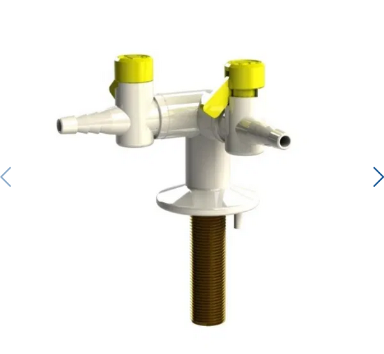 Two Way Bench Mounted Drop Lever Gas Tap - 900033