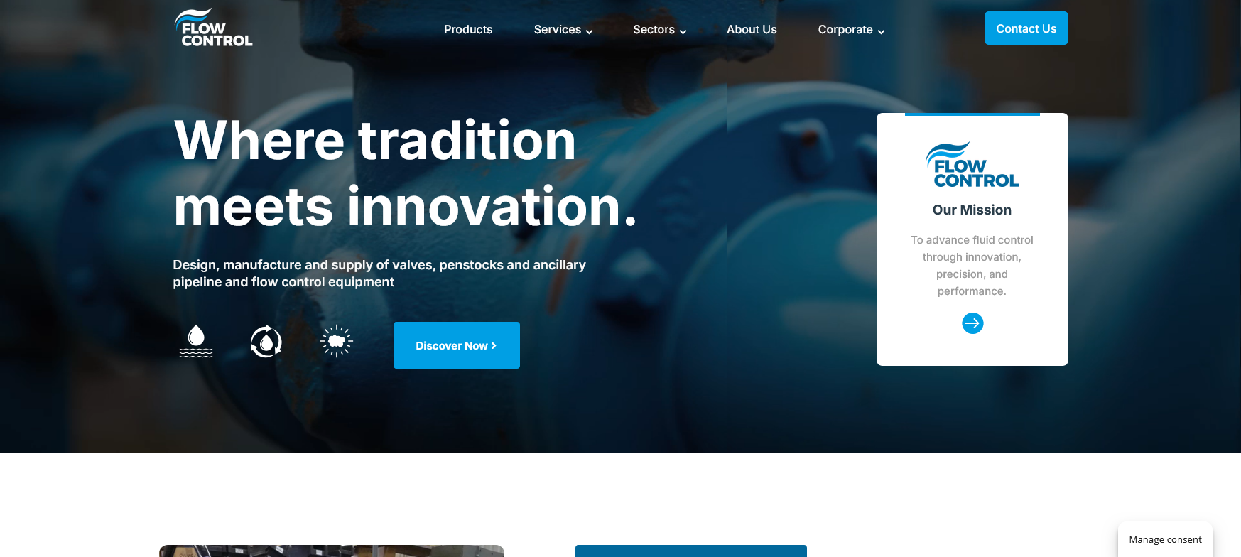 Flow Control Co Ltd Website Screenshot 001