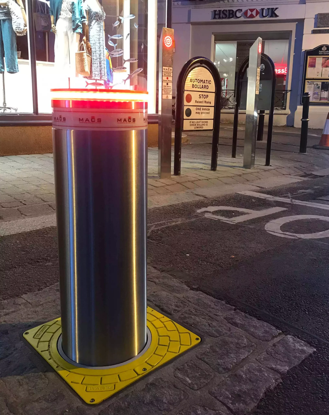 Pilomat P Series Rising Bollards in Manchester