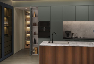 Opening More Doors in Kitchen Design with the J95 Concealed Hinge