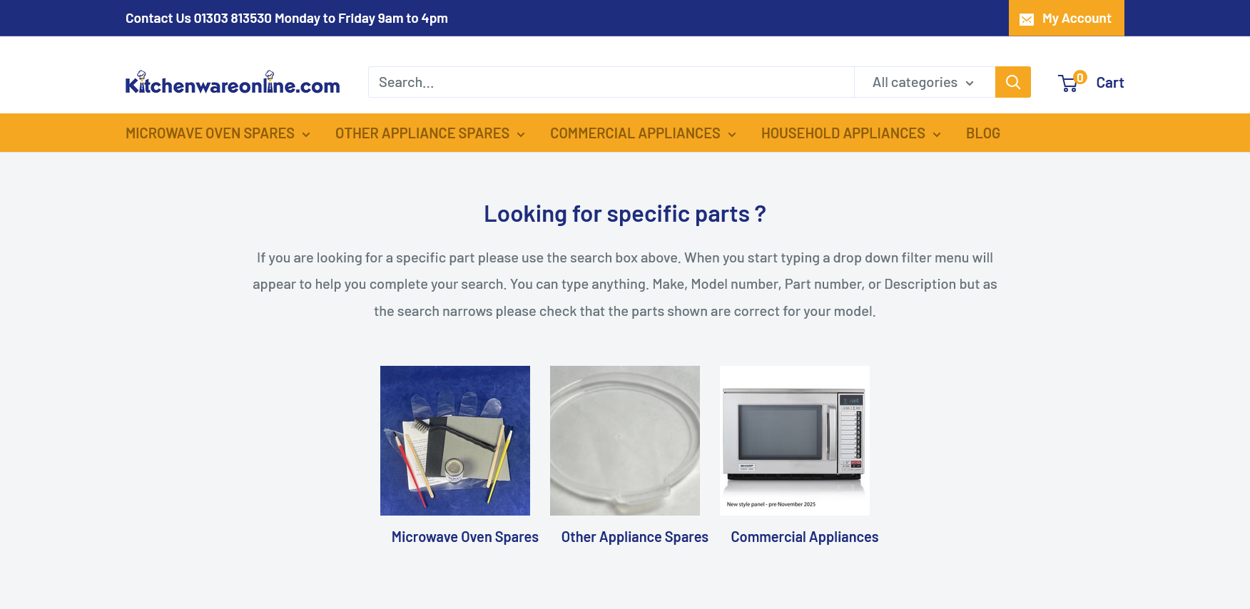 Kitchenwareonline Website Screenshot 001