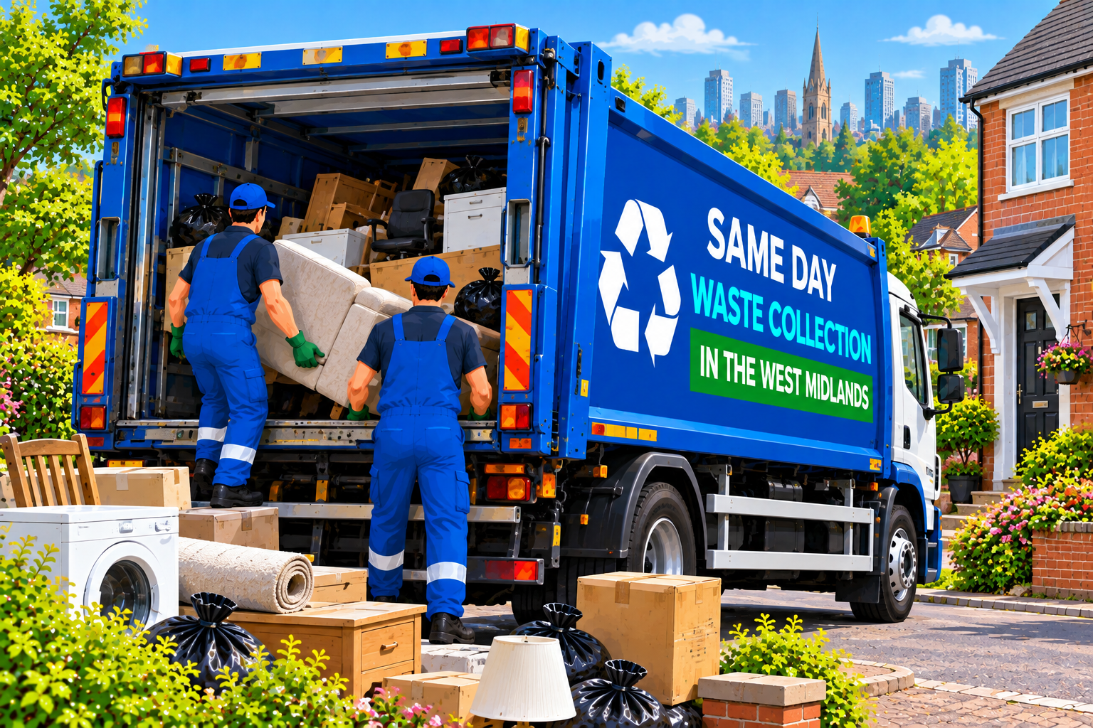 Same Day Waste Collection in the West Midlands