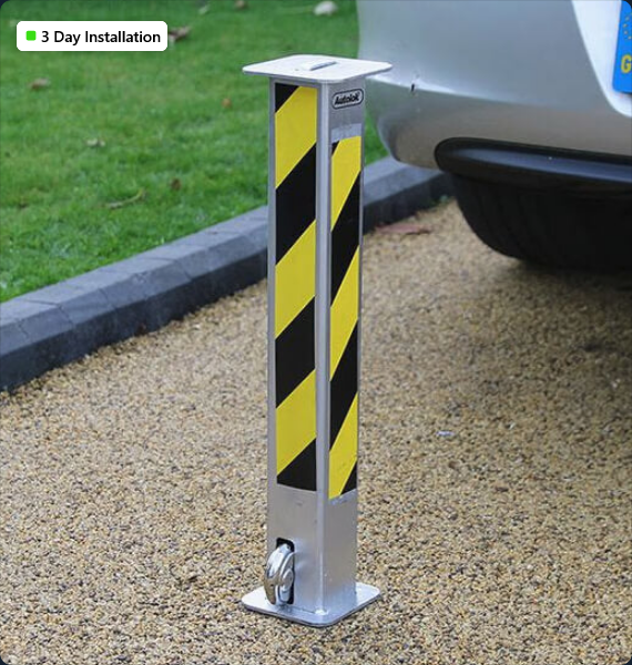 Heavy-Duty High-Vis Telescopic Parking Post in Surrey