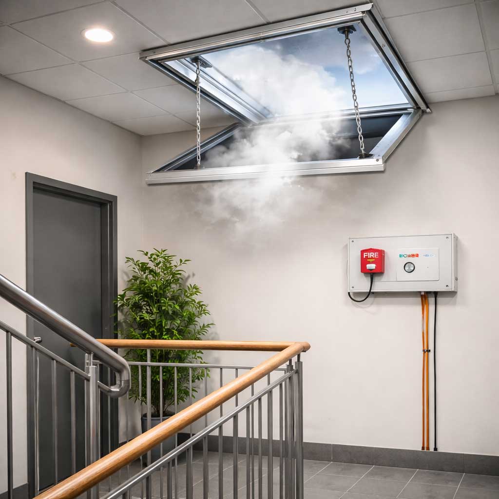 Natural smoke ventilation