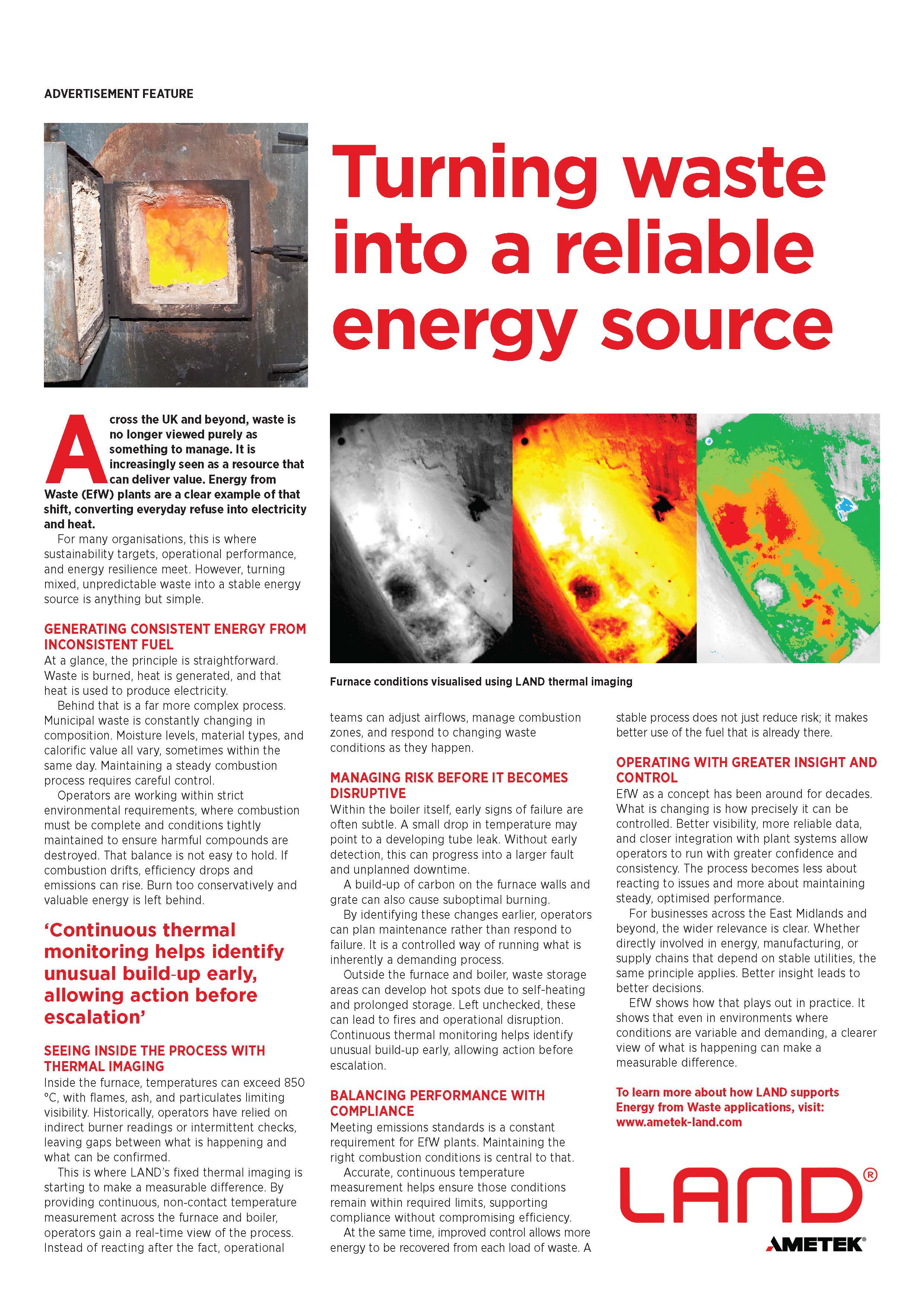 Turning Waste into a Reliable Energy Source