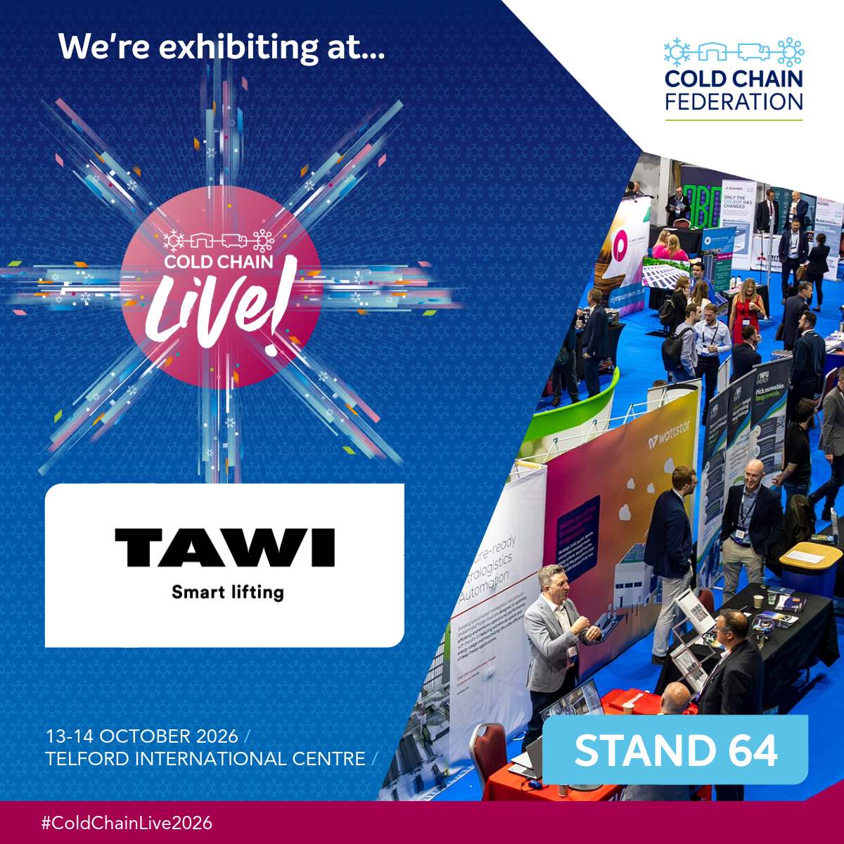 TAWI Smart Lifting at Cold Chain Live 2026