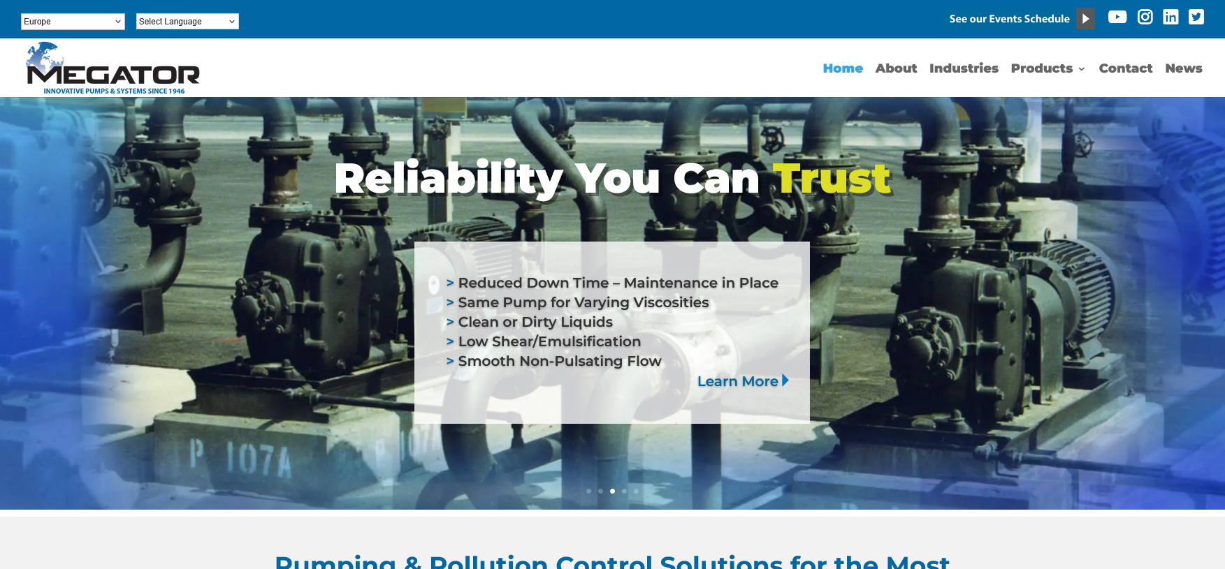 Megator Ltd Website Screenshot 001