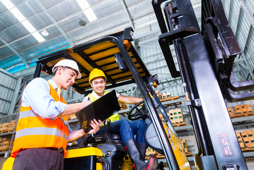 Counterbalance Lift Truck Training in Birkenhead