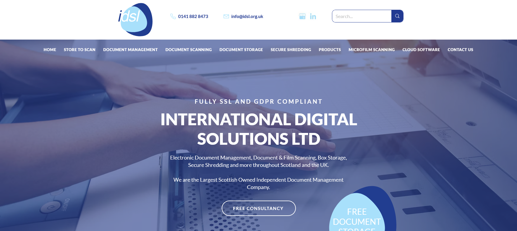 International Digital Solutions Website Screenshot 001