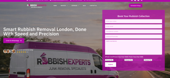 Rubbish Experts: Same Day Rubbish Removal & Waste Collection in London
