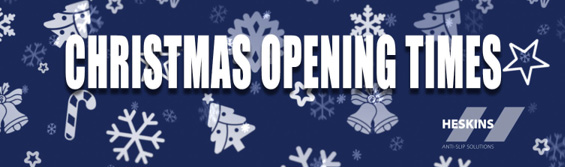 Heskins Christmas and new Years Opening Times