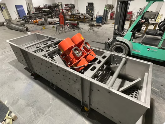 Marine Vibratory Screener for Scallop Processing