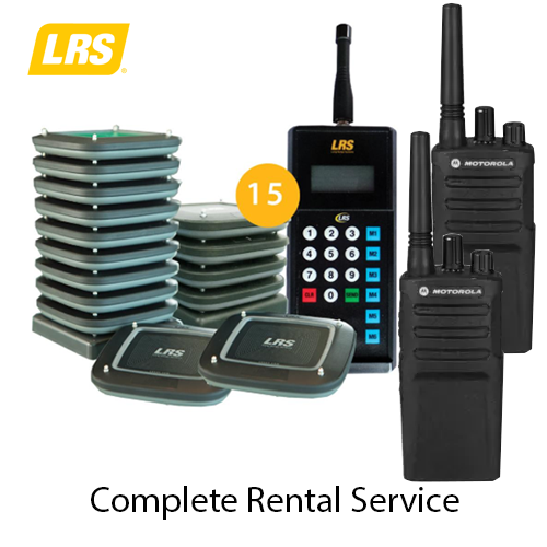 rental of paging systems and two way radios