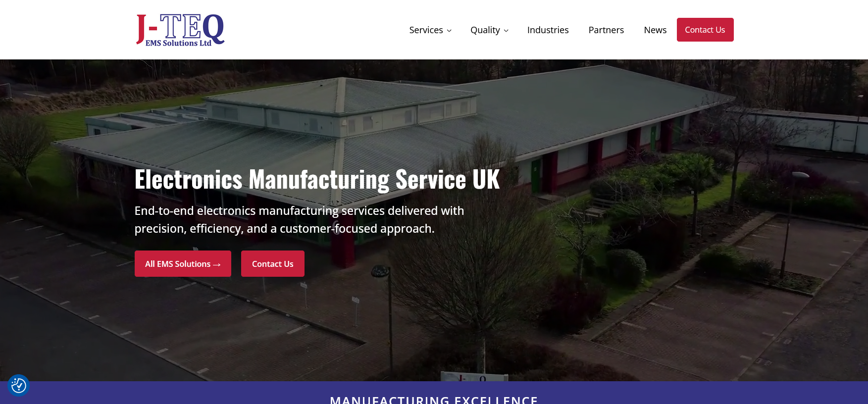 J-TEQ EMS Solutions Ltd Website Screenshot 001