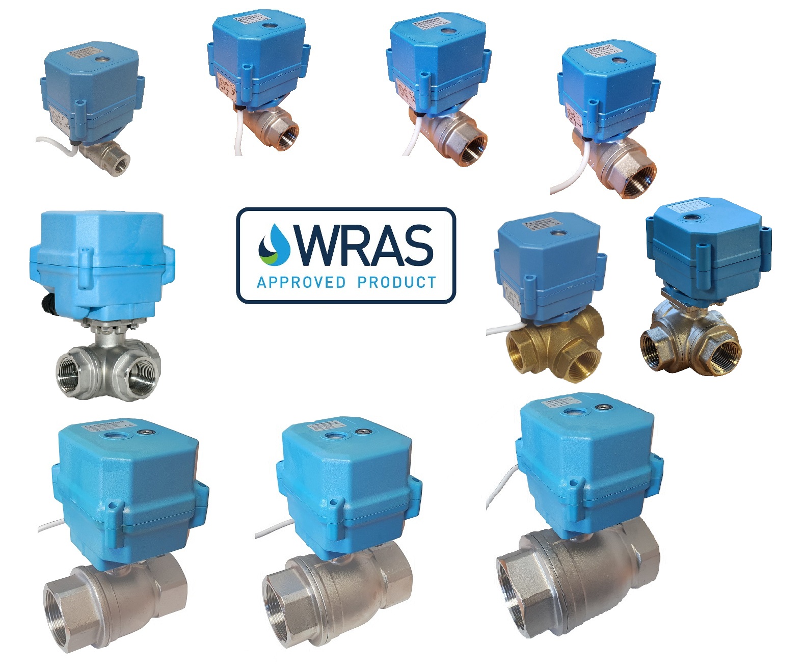 2 & 3 Way WRAS Electric Ball Valves