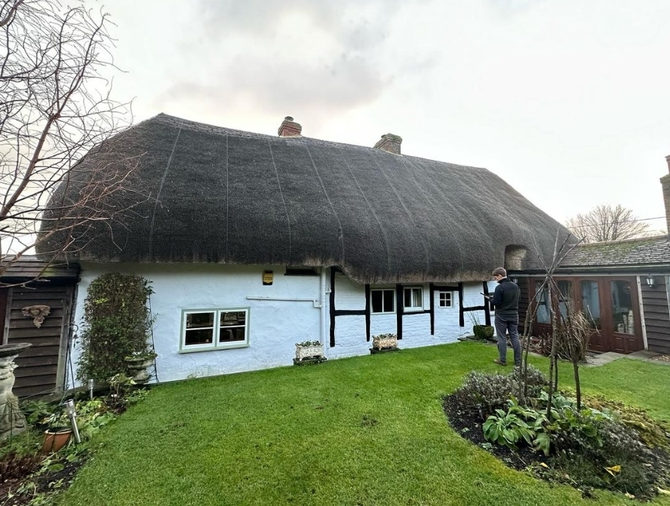 Thatch Roof in Wiltshire