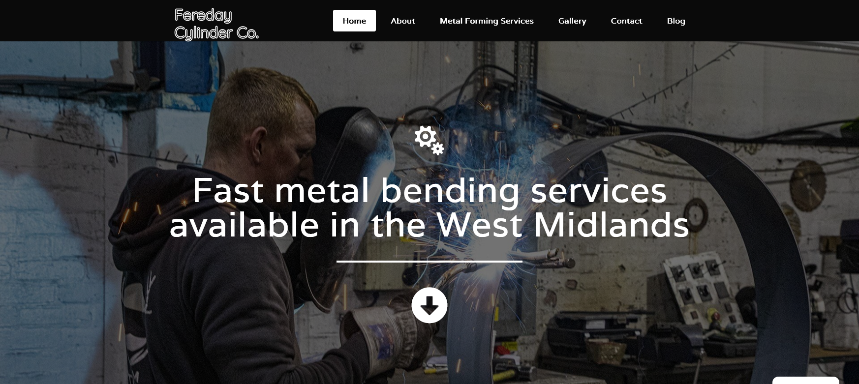 Fereday Cylinder Company Website Screenshot 001