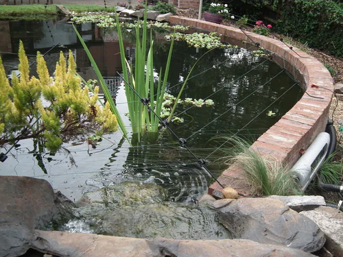 60m Mains Powered Garden & Pond Protection Kit - With 20 x 80cm Long Over Hanging Arms