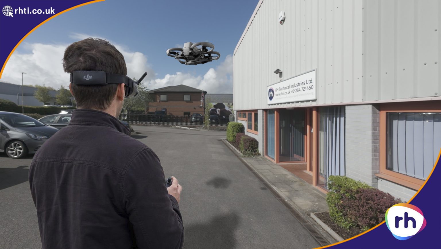 A Drone Tour of RH Technical Industries UK Manufacturing Facility