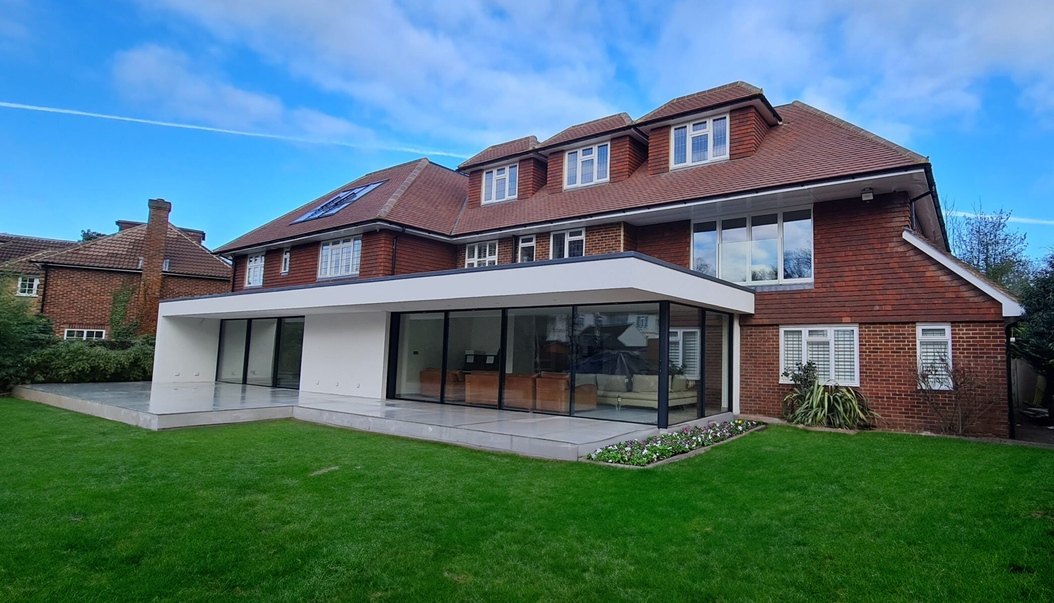 Rear house extension project in Weybridge by Art & Build Ltd