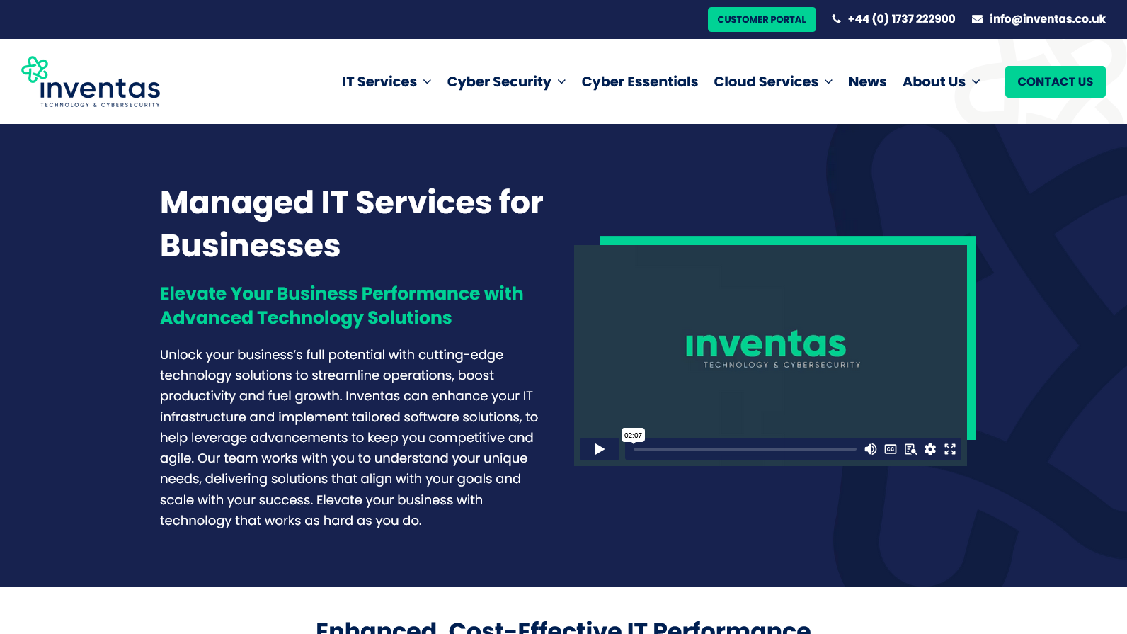 Inventas Ltd. Website