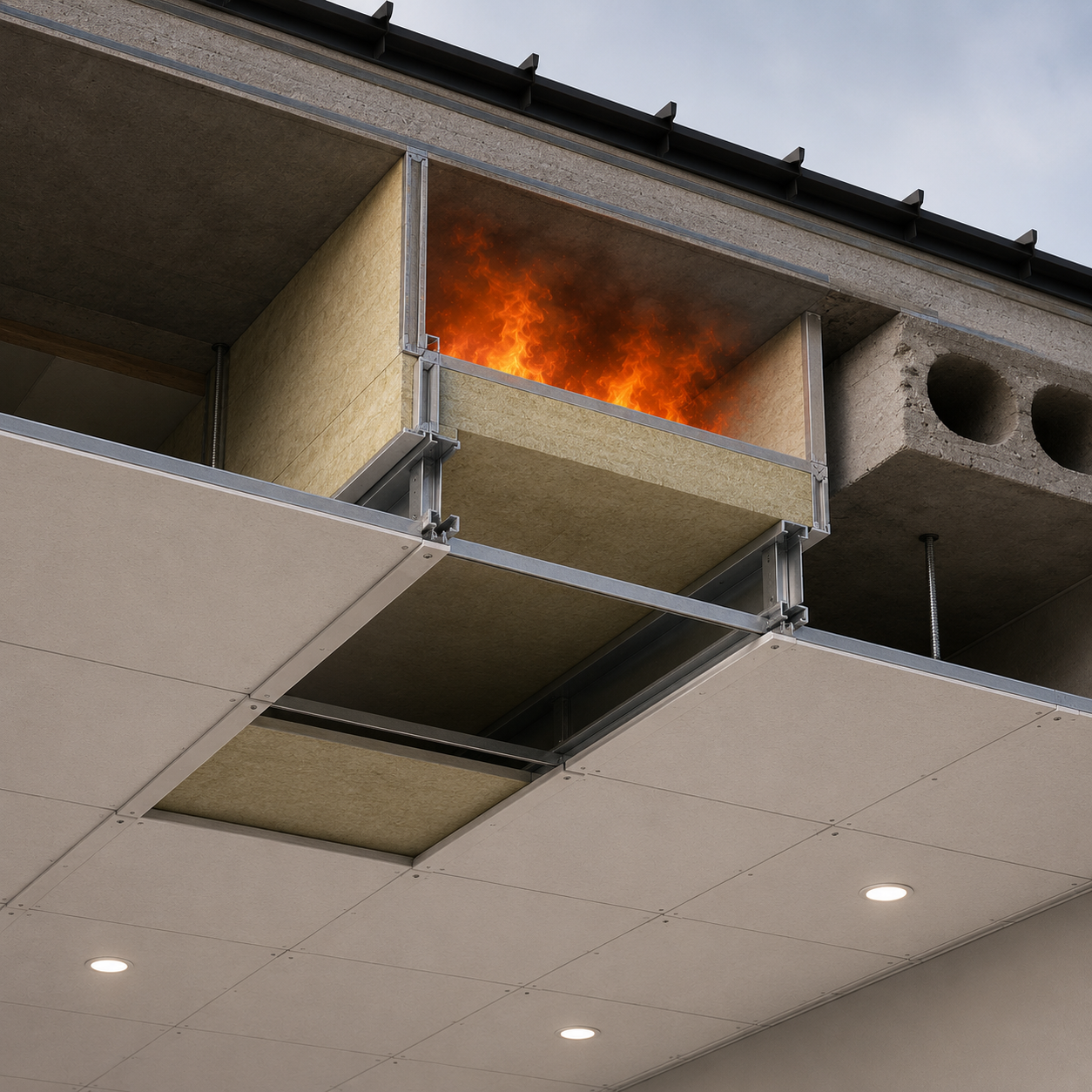 Ceiling & roof barriers