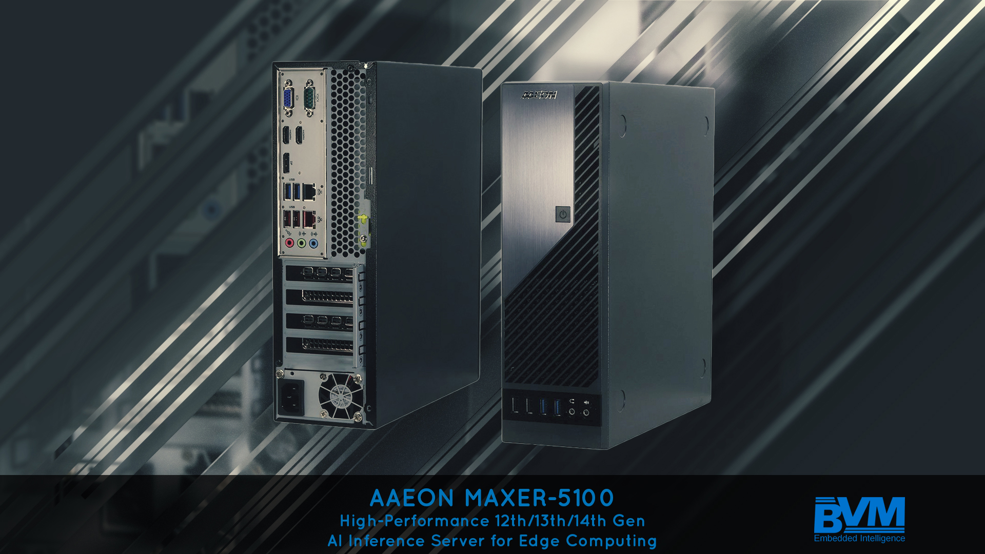 AAEON MAXER-5100 – High-Performance AI Inference Server for Edge Computing