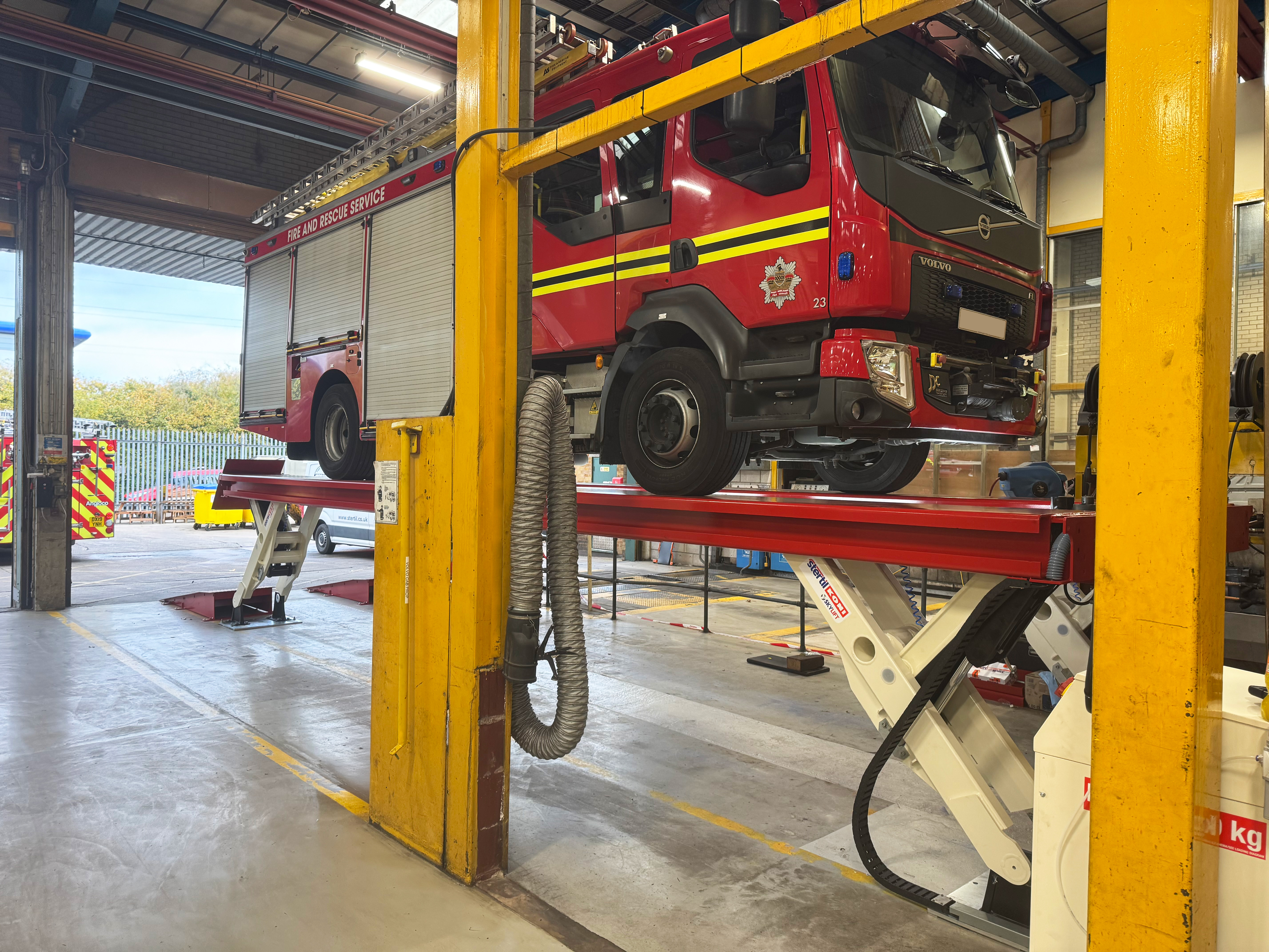 West Midlands Fire & Rescue invest in Stertil-Koni Skylift