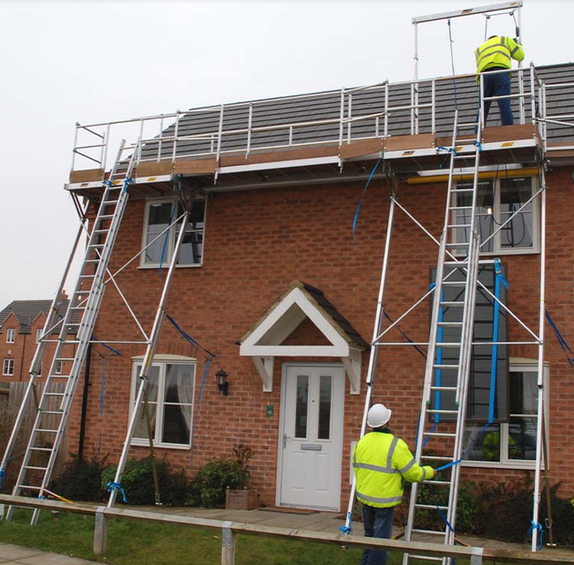 Solar Panel Access Working Platform in Oxfordshire