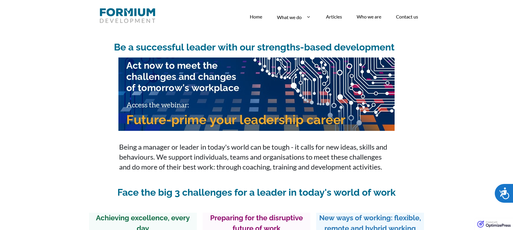Formium Development Website Screenshot 001