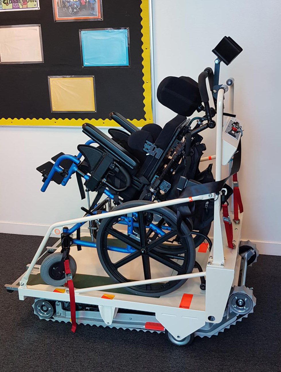 stairway evacuation device, evaccess