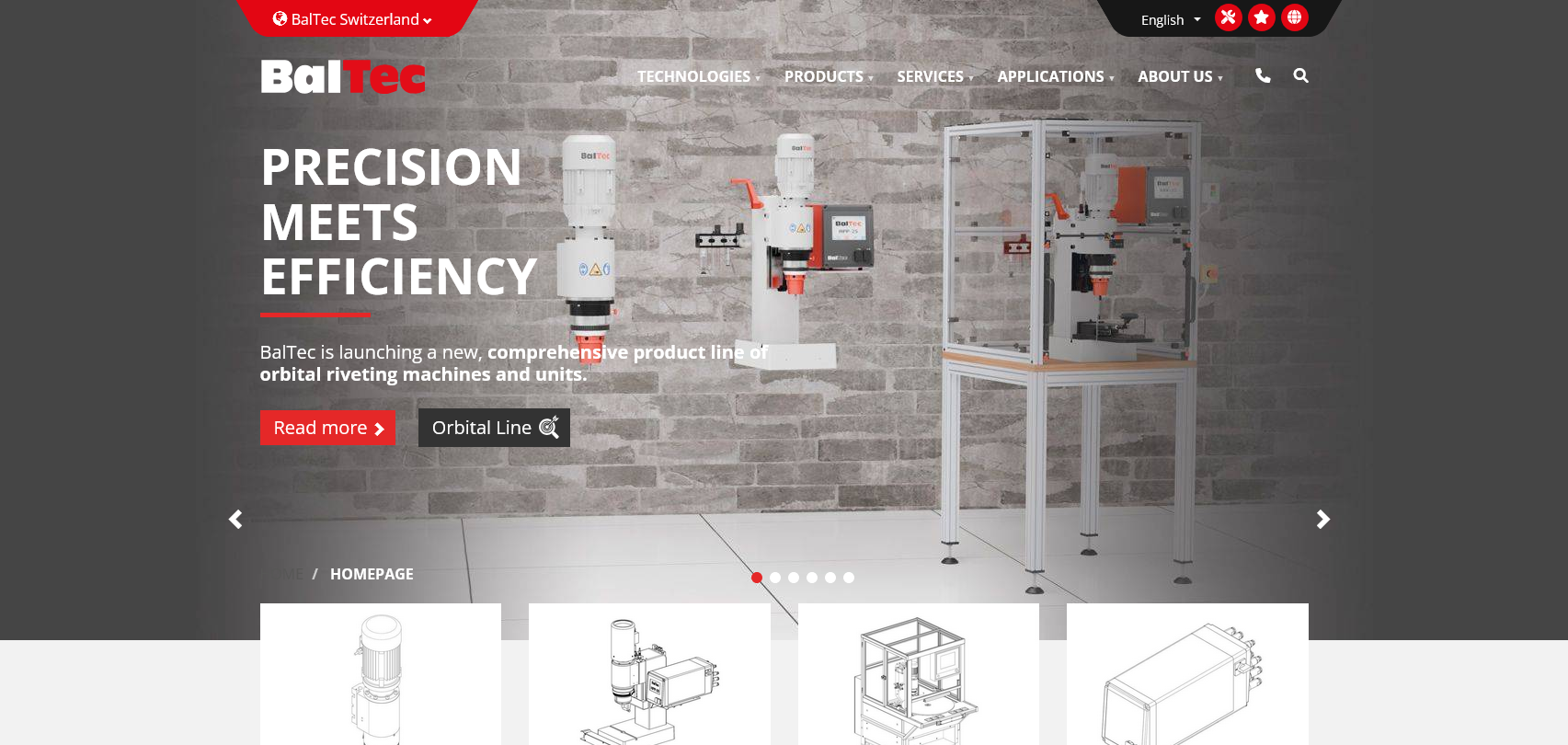 BalTec UK Ltd Website Screenshot 001