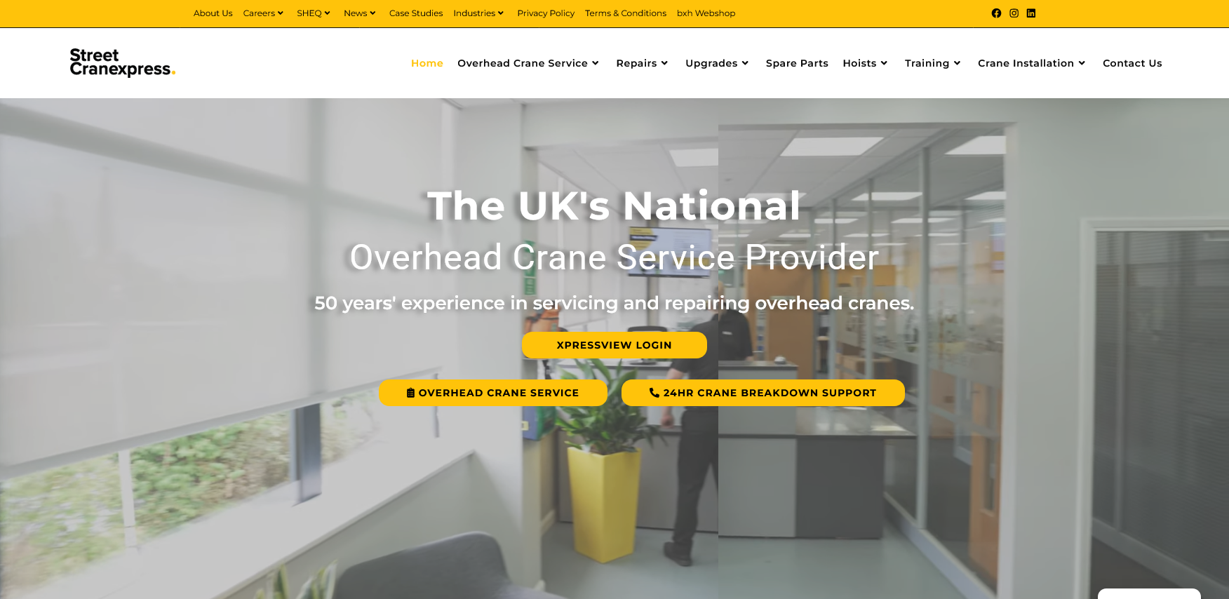 Street Cranexpress Ltd Website Screenshot 001