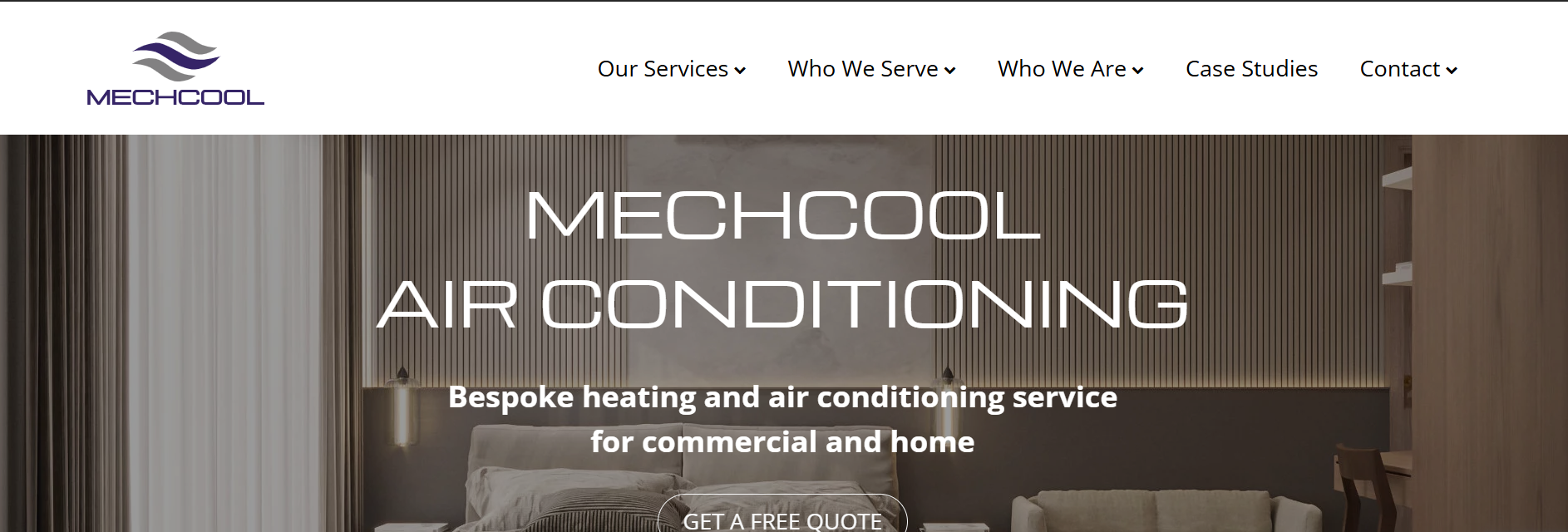 Mechcool website home page