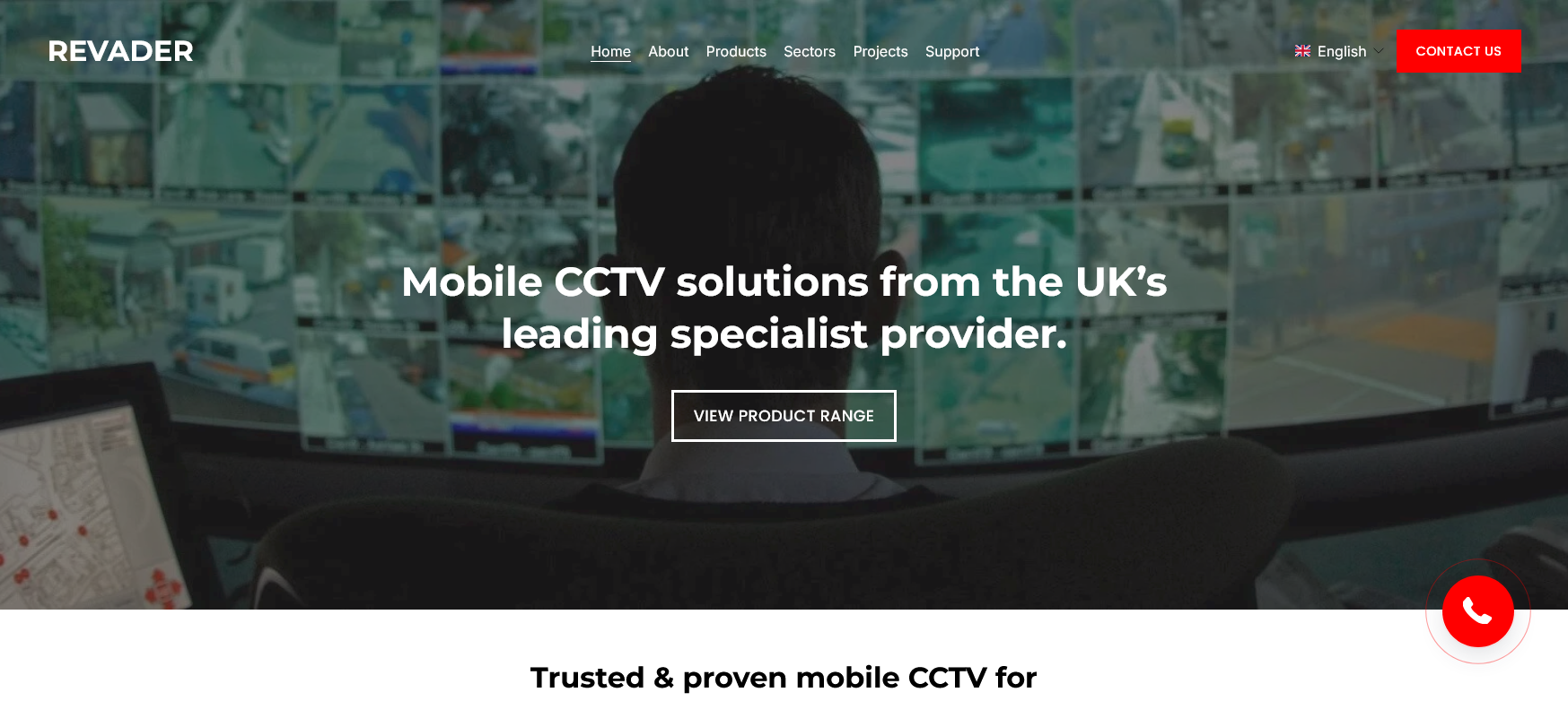 Revader Security Website Screenshot 001