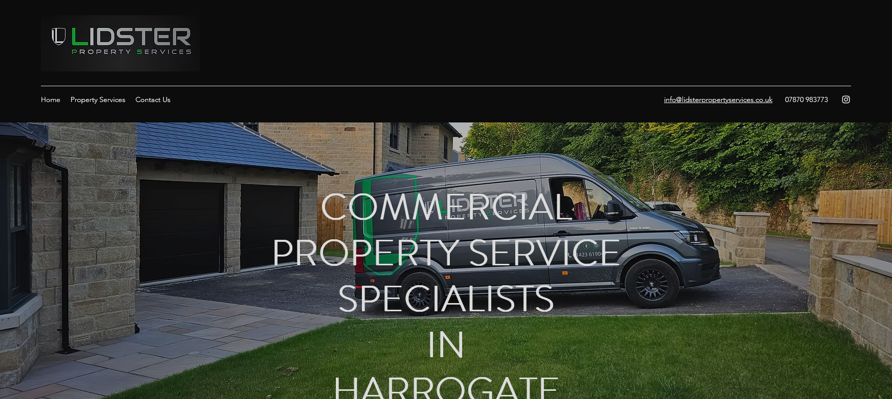 Lidster Property Services Website Screenshot 001