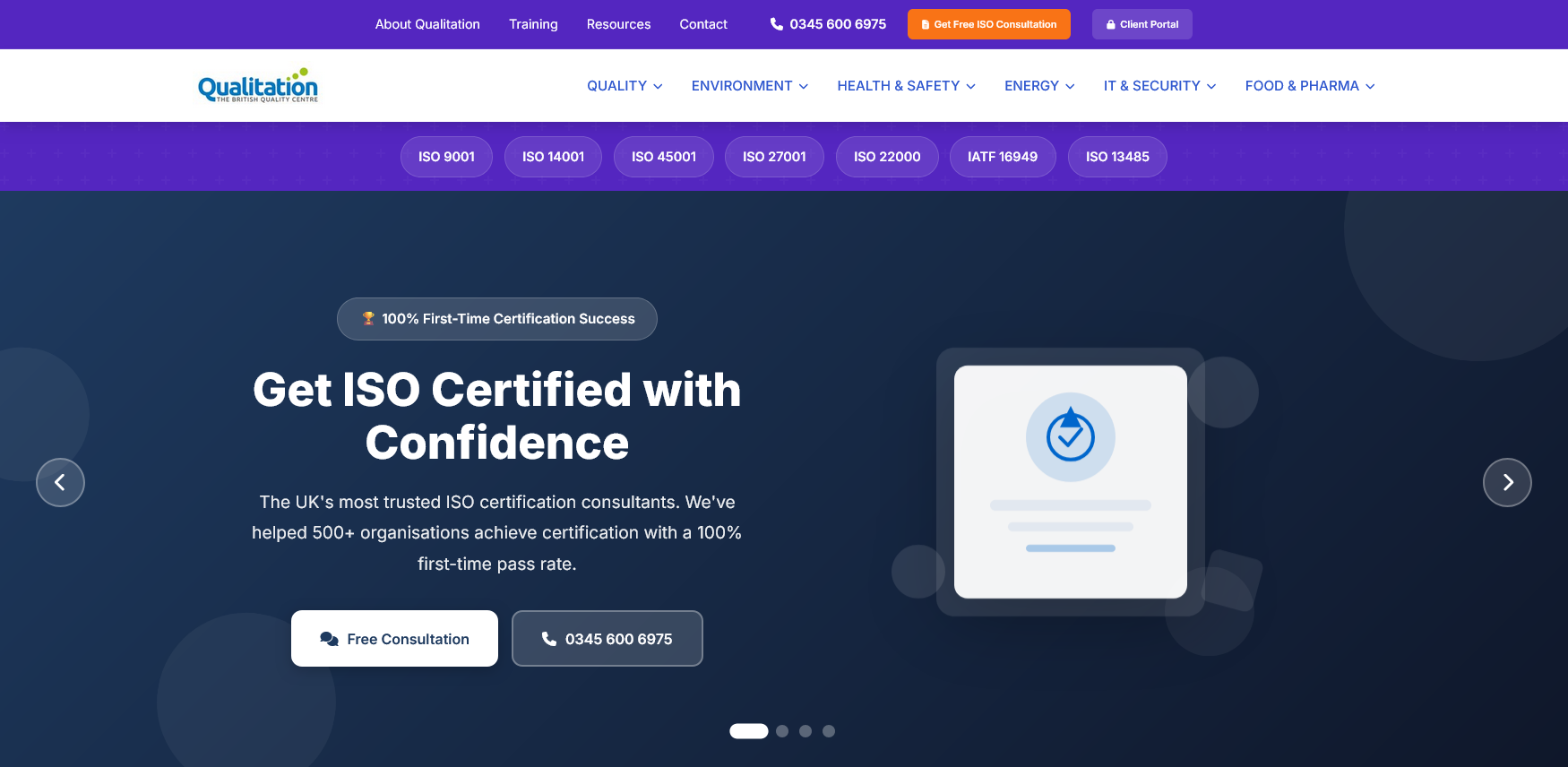 Qualitation Website Screenshot 001