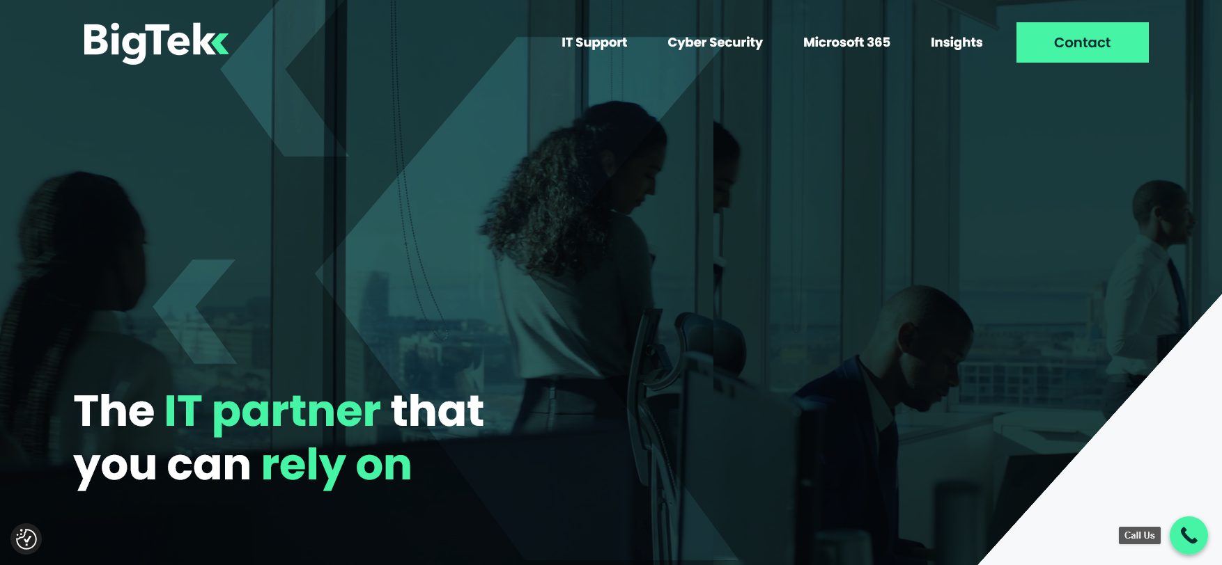 Big Tek Website Screenshot 001