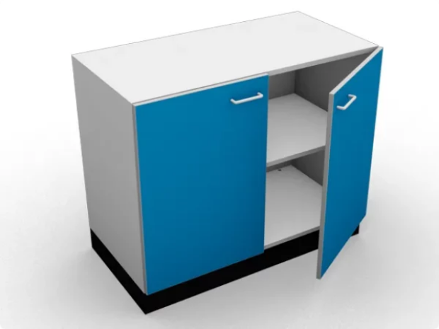 Double Free Standing Double 2 Door Unit