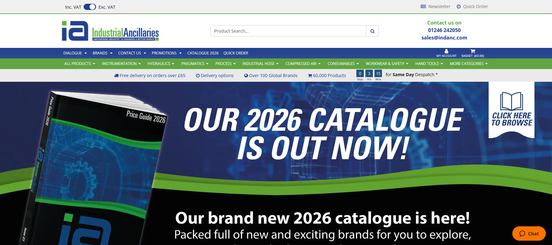 Industrial Ancillaries Ltd Website Screenshot 001