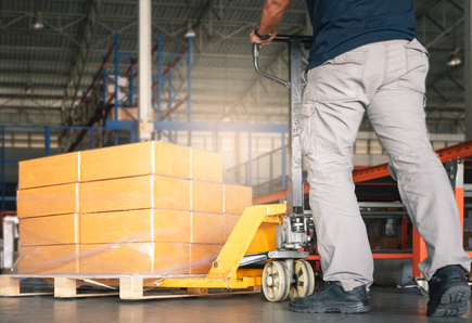 Pedestrian Pallet Truck Training in Wales