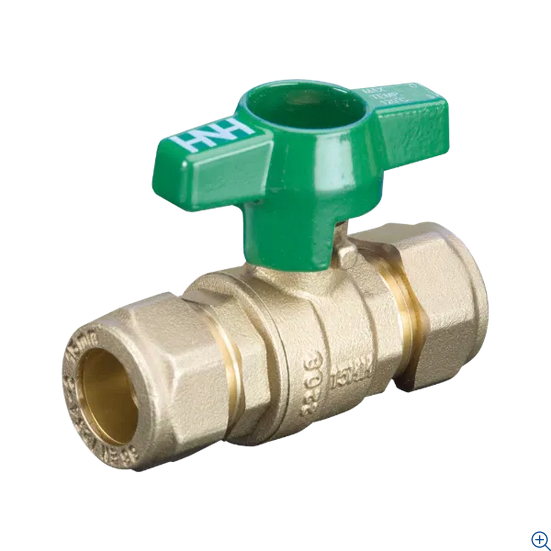 Hattersley Fig 100CTH PN16 Ball Valve - T-Handle