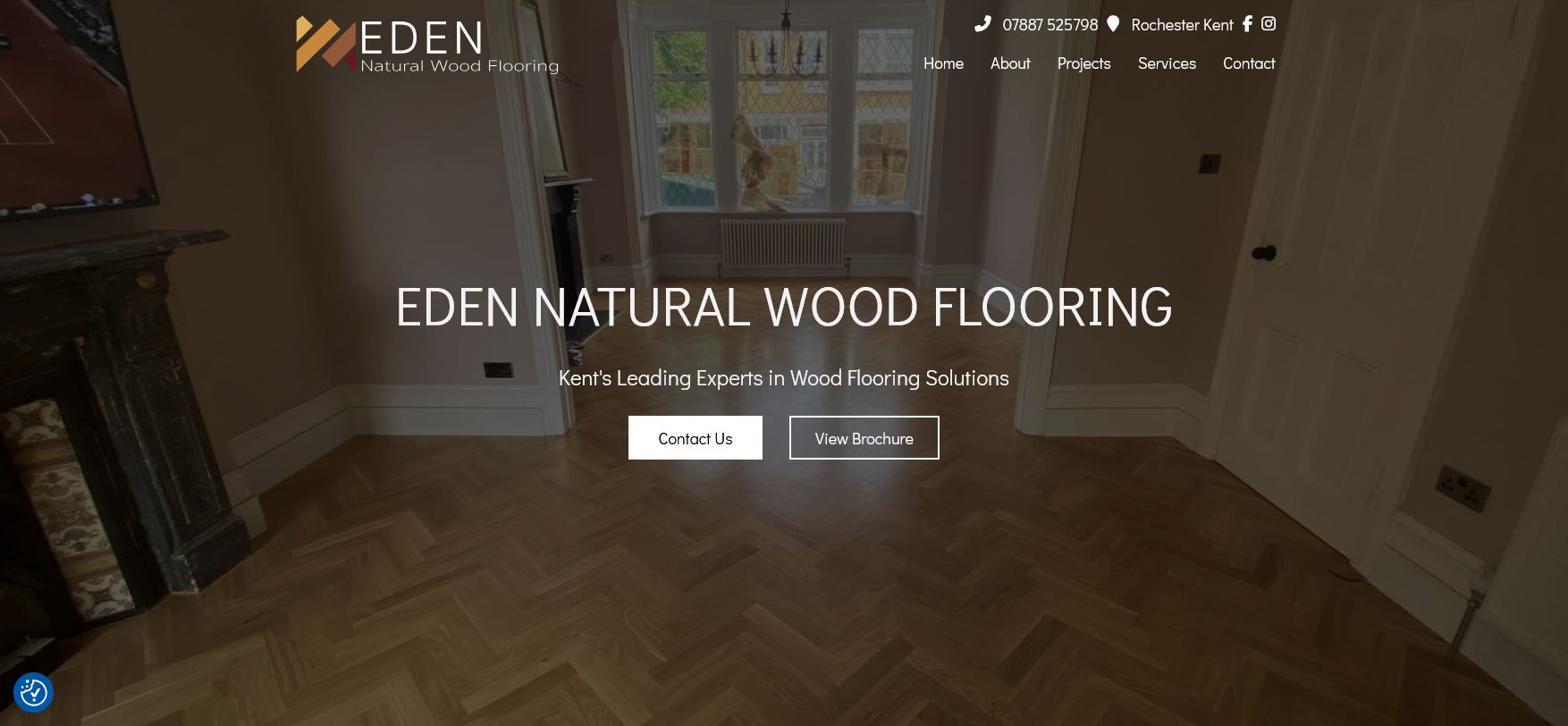 Eden Natural Wood Flooring Ltd Website Screenshot 001