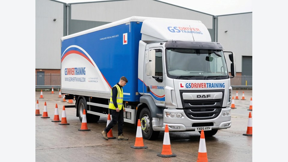 GS Driver Training rigid HGV used for Category C course information.