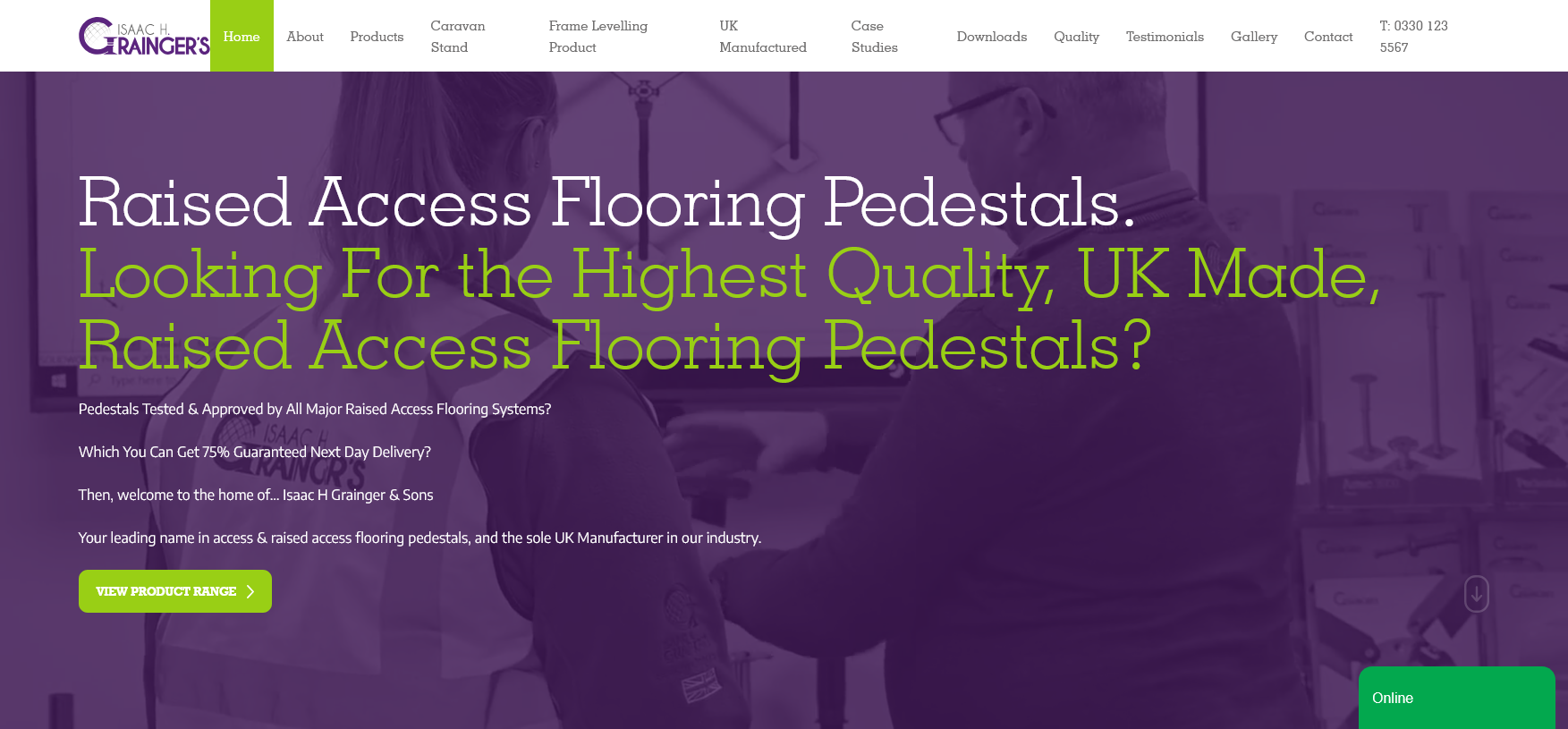 Isaac H Grainger's Website Screenshot 001